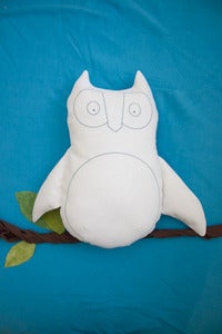 Image of Owl "Blank Canvas" Softie