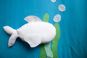 Image of Fish "Blank Canvas" Softie