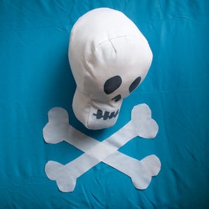 Image of Skull "Blank Canvas" Softie