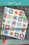 Image of Spin Cycle Quilt Pattern #129, PDF Version