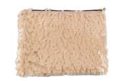 Image of Sweet Dream Nude Pink Sequin Clutch