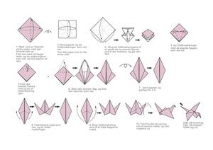 Image of Origami Crane  folding instructions