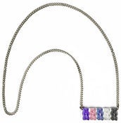 Image of PANDA Emerald Necklace Multi-Colored 2
