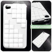 Image of The White Out Studded Iphone case