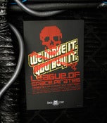 Image of Leauge of Space Pirates defaced Übercorp Poster