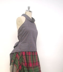 Image of Spotty purple/grey shirtTOP :::small