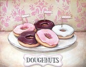 Image of "Doughnuts" vintage inspired print M