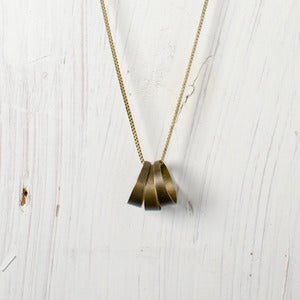 Image of Long Necklace with Vintage Rings