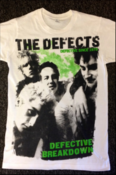 Image of The Defects-"Defective Breakdown" T-shirt (Lime Green)