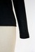 Image of black v neck knit top