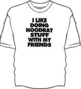Image of I Like Doing Hoodrat Stuff With My Friends T-shirt