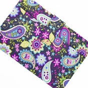 Image of MacBook Laptop Sleeve with Pocket: 11 13 14 15 17 Inch: Gray Paisley Spree