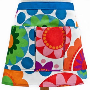 Image of Garden or Vendor Half Apron : IKEA Fredrika Fabric 