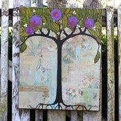 Image of Original Mixed Media Painting 16X20 Visions of the Past