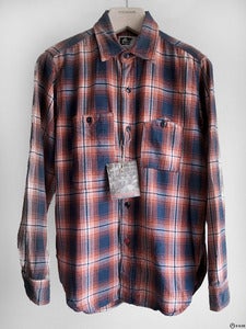 Image of Engineered Garments - Red/Navy Plaid Work Shirt