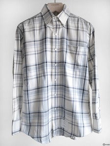 Image of Thom Browne - Snap Button Down Plaid Shirt
