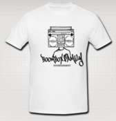 Image of Boombox Family Entertainment T-Shirt White