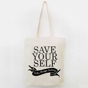 Image of Save Yourself Canvas Tote Bag