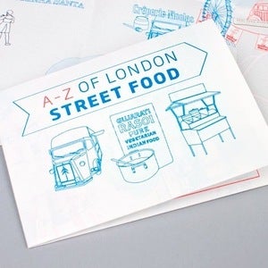 Image of London A-Z Street Food Map