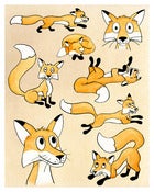 Image of Fox Study Print
