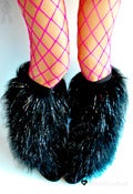 Image of Glitter fluffies black