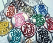 Image of WONKY Wax Seal Pendant - Color of Your Choice