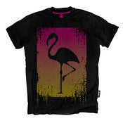Image of FLAMINGO MATRIX - Black (Pink - Lime Green Art)