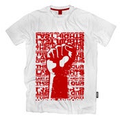 Image of RISE UP - White (Red Art)