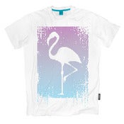 Image of FLAMINGO MATRIX - White (Purple - Blue Art)