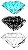Image of 808ALLDAY X DIAMOND HEAD 3in. STICKER, 3 PACK