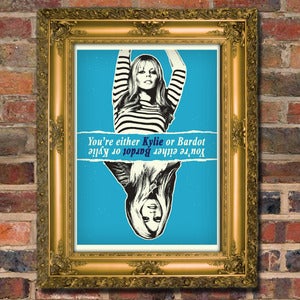 Image of KYLIE MINOGUE Vs BRIGITTE BARDOT By Ikon