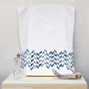 Image of Tea Towel / Chevron