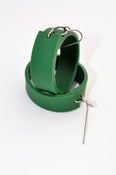Image of Hoopla Earrings made from EFFEN Cucumber labels