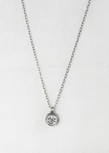 Image of White Topaz Nest Necklace
