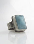 Image of Large Amazonite Oceana Ring