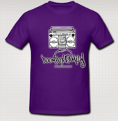 Image of Boombox Family Entertainment T-Shirt Purple