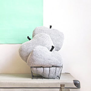 Image of Apple shaped cushion/soft toy  -  medium size