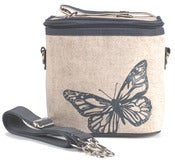 Image of So Young Mother Large Cooler Bag - Grey Butterfly