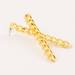 Image of chain bar earrings