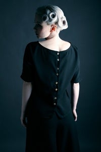 Image of Button-back Top