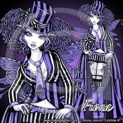 Image of Fiona Lavender Steampunk Victorian Couture Fairy Tube by MykaJelina