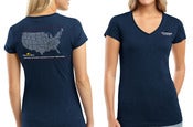 Image of American Craft Beer Week Shirt (Ladies V-Neck)