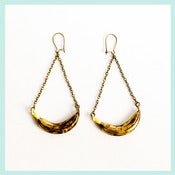 Image of Pendientes largos plátano / sandía