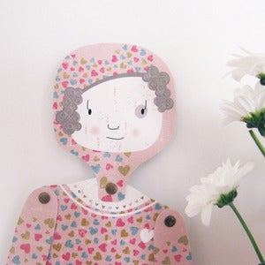 Image of Julieta, articulated paper doll
