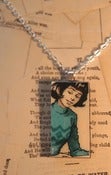 Image of 'Blue Lady' Domino Necklace 