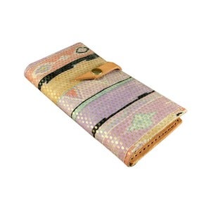 Image of Checkbook Wallet Native Print