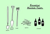 Image of TOOLS DOODLE postcard, pack of 15