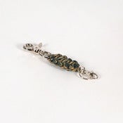 Image of Paracord Keyclip Mini - Forest Camo