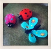 Image of Introduction to Needle Felting: Ladybugs & Butterflies! - Saturday, May 19th, 12:30 - 2:30pm