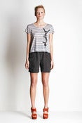 Image of Summer 2012: Short striped T-shirt "Y5L"